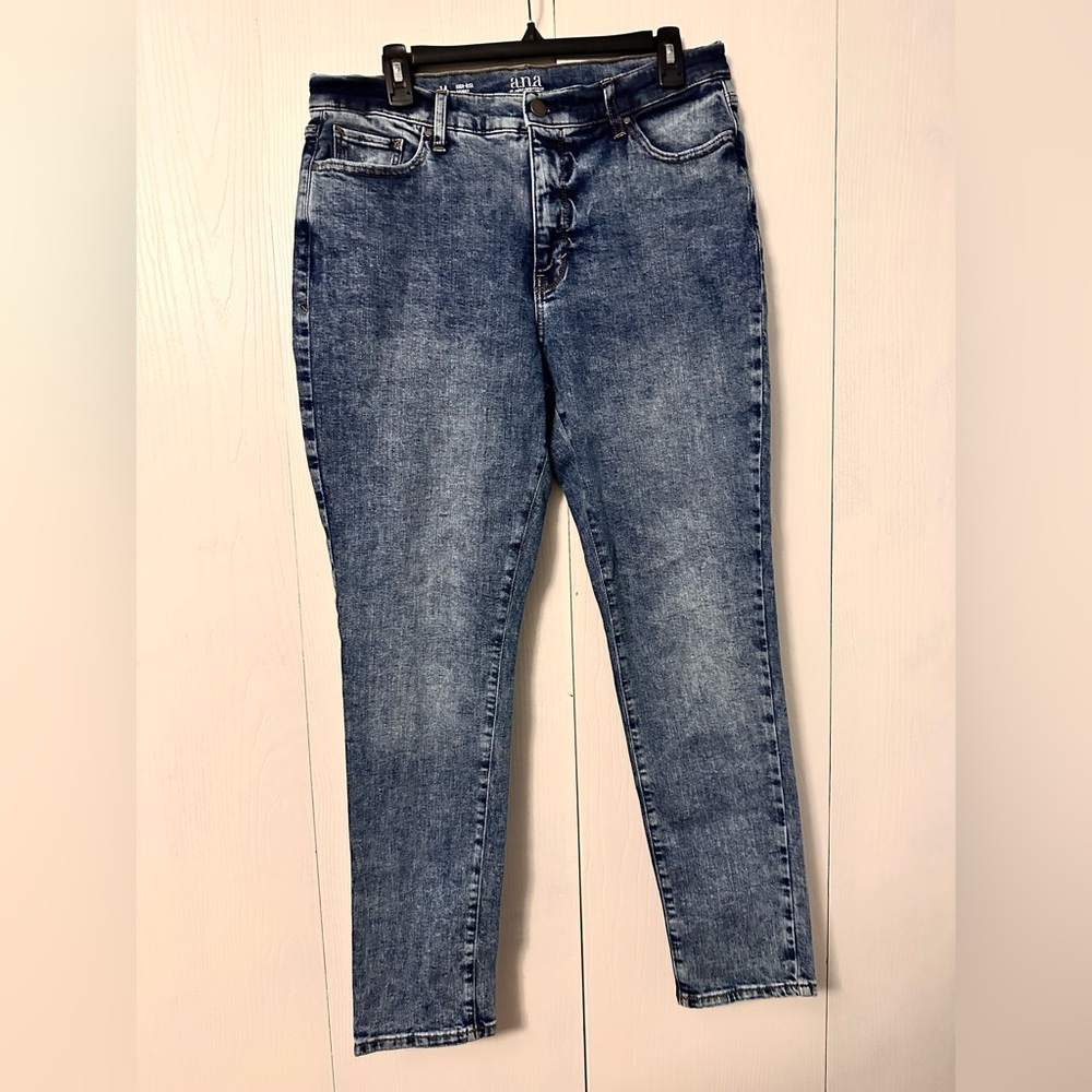 A.N.A Acid Wash High Rise Skinny Jeans